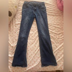 Bootcut mid waist jeans